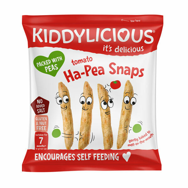 Kiddylicious Hráškové lusky s rajčaty 15g porovnat ceny
