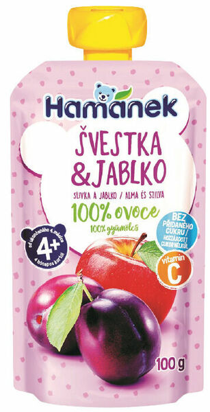 Hamánek Kapsička Švestka a jablko 100g porovnat ceny
