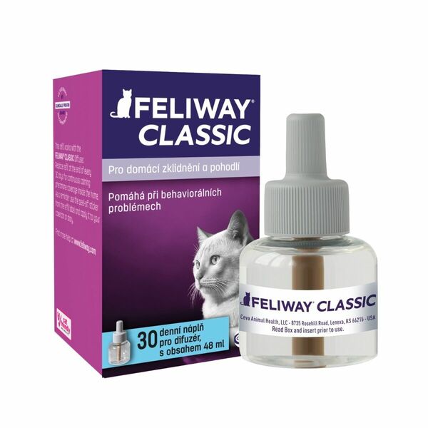 Feliway Classic náhradní náplň pro kočky 48 ml porovnat ceny