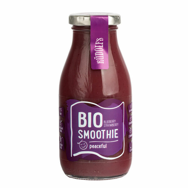 RUDOLFS Smoothie borůvka jahoda BIO 260 ml porovnat ceny
