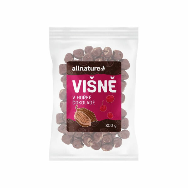 ALLNATURE Višně v hořké čokoládě 250 g porovnat ceny