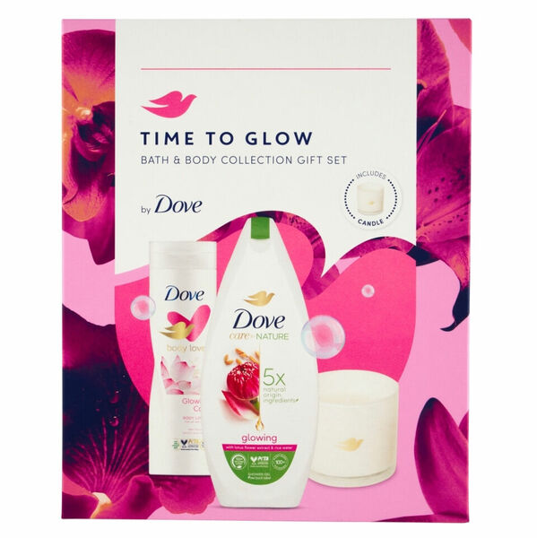 DOVE Glowing Dárkové balení se svíčkou porovnat ceny