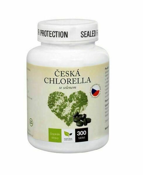 Natural Medicaments Česká chlorella se selenem 300 tablet porovnat ceny