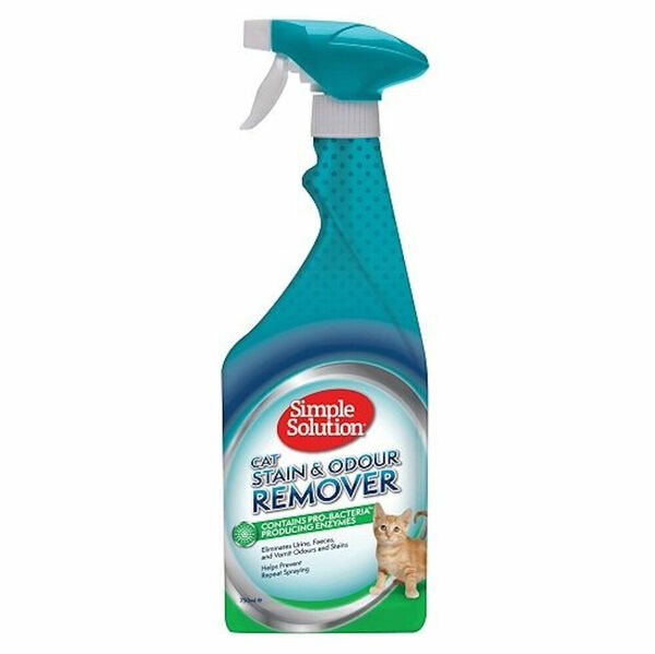SIMPLE SOLUTION Stain & Odor Remover Odstraňovač skvrn a pachu pro kočky 750 ml porovnat ceny