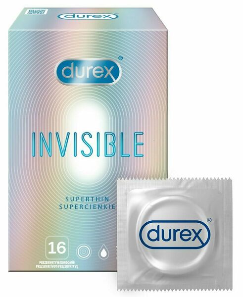 Durex Invisible Extra Thin Kondomy 16 ks porovnání ceny