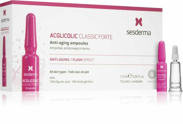 Sesderma Acglicolic Classic Ampulky 10 X 1,5ml porovnat ceny