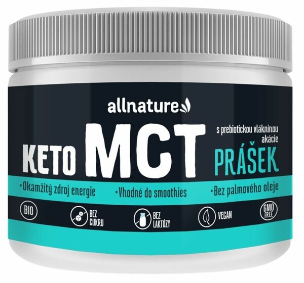 Allnature MCT prášek BIO 250g porovnat ceny