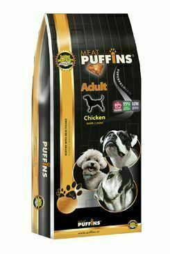 Puffins Dog Adult Chicken 1kg porovnat ceny