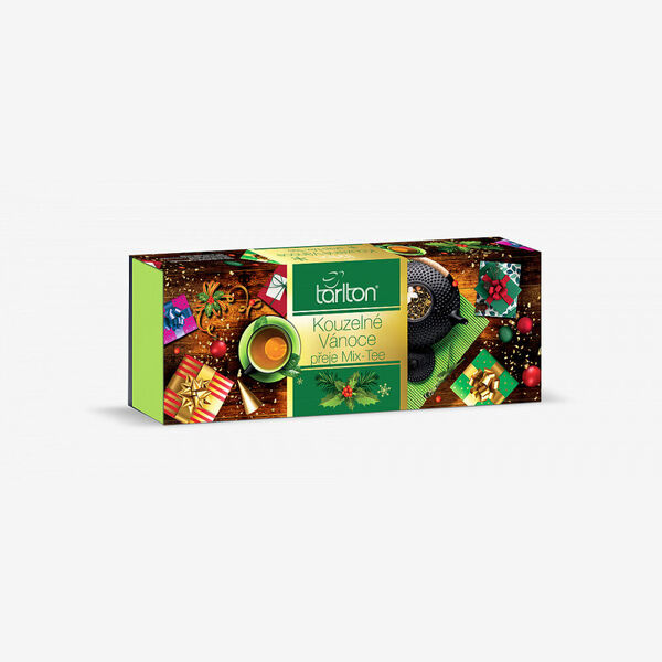 TARLTON Kouzelné vánoce assortment 5 zelený čaj 100 sáčků porovnat ceny
