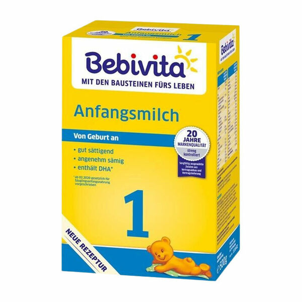 HiPP BEBIVITA Mléko 1 Instantní počáteční mléčná výživa 0+, 500 g porovnat ceny