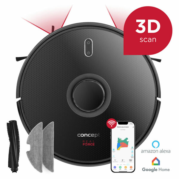 CONCEPT VR3400 Robotický vysavač s mopem 2v1 Laser 3D porovnat ceny