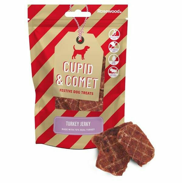 ROSEWOOD Dog snack turkey jerky kuřecí sušené maso pro psy 100 g porovnat ceny