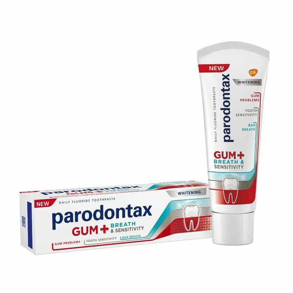 Parodontax GUM AND SENS WHITENING zubní pasta 75 ml porovnat ceny