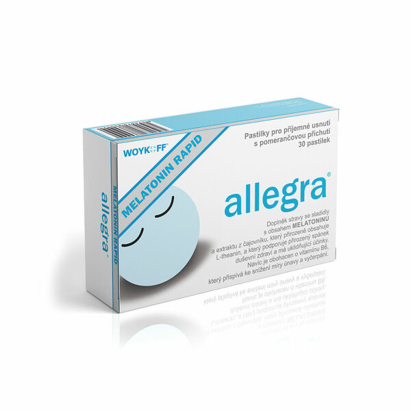 WOYKOFF Allegra melatonin rapid 30 pastilek porovnat ceny