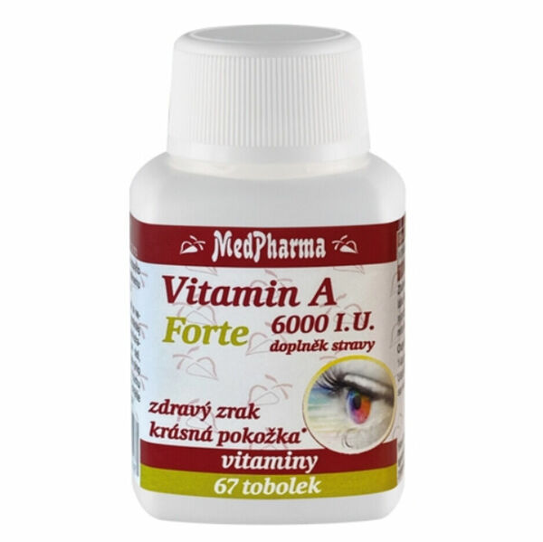 Medpharma Vitamin A 6000 I.u. Forte Tobolek 67 porovnat ceny