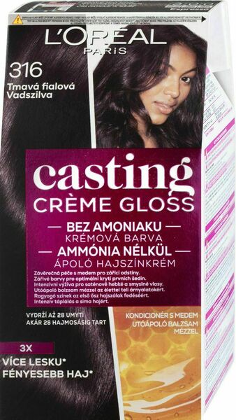 ĽOréal Paris Casting Crème Gloss 316 Tmavá fialová porovnat ceny