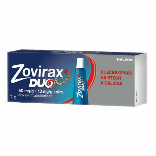 ZOVIRAX DUO 50MG/G+10MG/G krém 1X2G II porovnání ceny