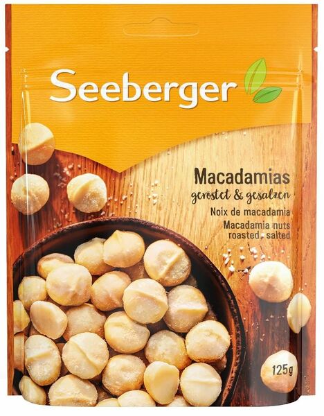 Seeberger Makadamové ořechy pražené a solené 125g porovnat ceny
