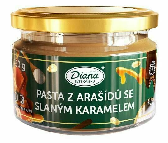 Diana Company Pasta z arašídů se slaným karamelem 250g porovnat ceny