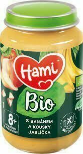 Hami BIO ovocný příkrm S banánem a kousky jablíčka 190g, 8+ porovnat ceny