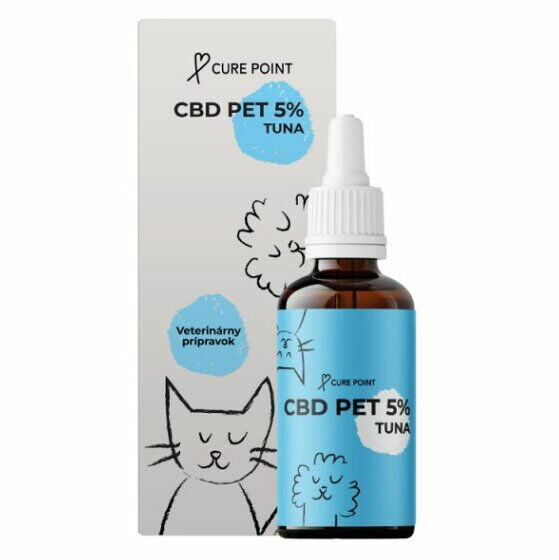 CURE POINT CBD Pet 5% Olej pro psy Tuna 10 ml porovnat ceny