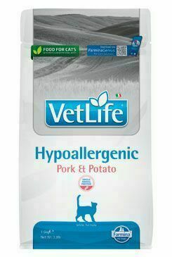 Vet Life Natural cat hypo pork & potato 400g porovnat ceny