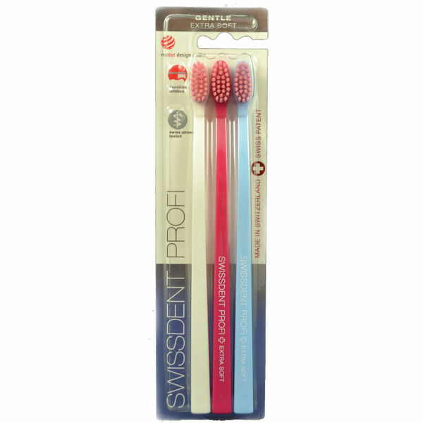 SWISSDENT GENTLE zubní kartáčky Extra Soft 3 ks porovnat ceny