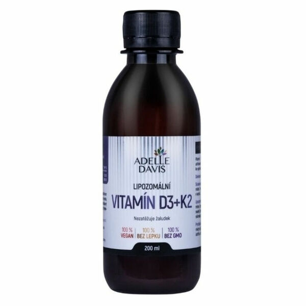 ADELLE DAVIS Lipozomální vitamín D3 a K2 200 ml porovnat ceny