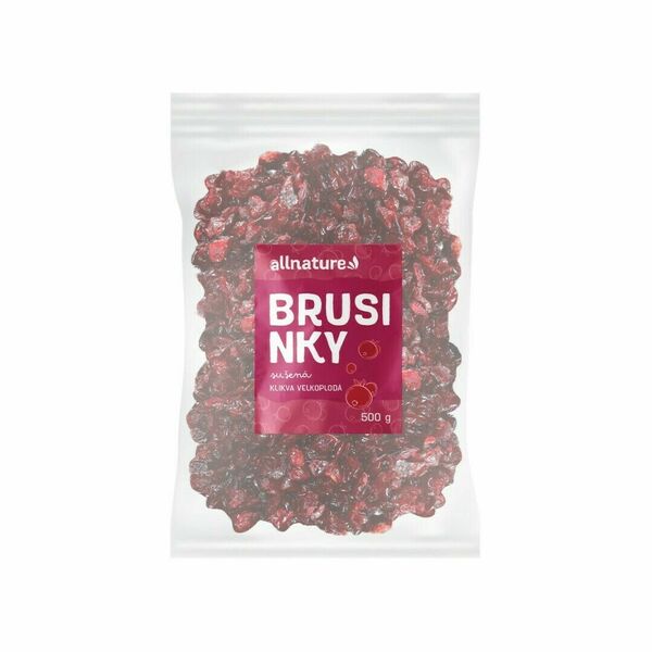 Allnature Brusinka sušená 500 g porovnat ceny