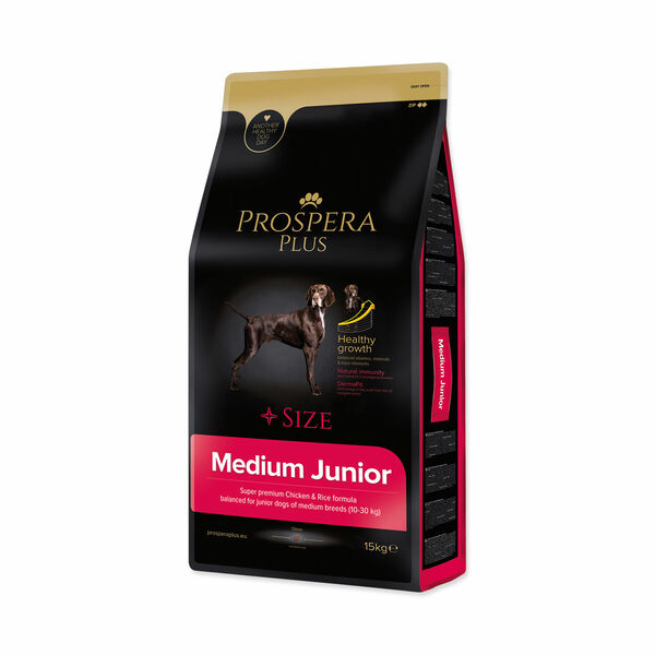 PROSPERA Plus Medium Junior kuře s rýží 15 kg porovnat ceny