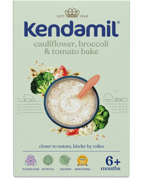Kendamil mléčná kaše s brokolici, květákem a rajčaty 150 g porovnat ceny