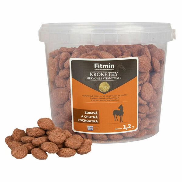 FITMIN Horse kroketky mrkev+ vit. E 1,2 kg porovnat ceny