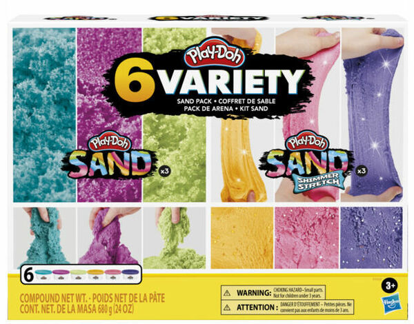 Hasbro Play-Doh 6 Variety - Více druhů písku porovnat ceny