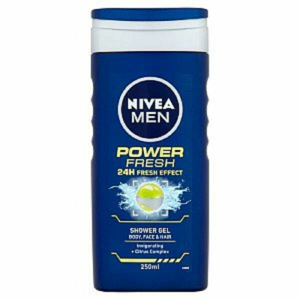 NIVEA Men Power Refresh Sprchový gel na tělo, tvář a vlasy 250 ml porovnat ceny