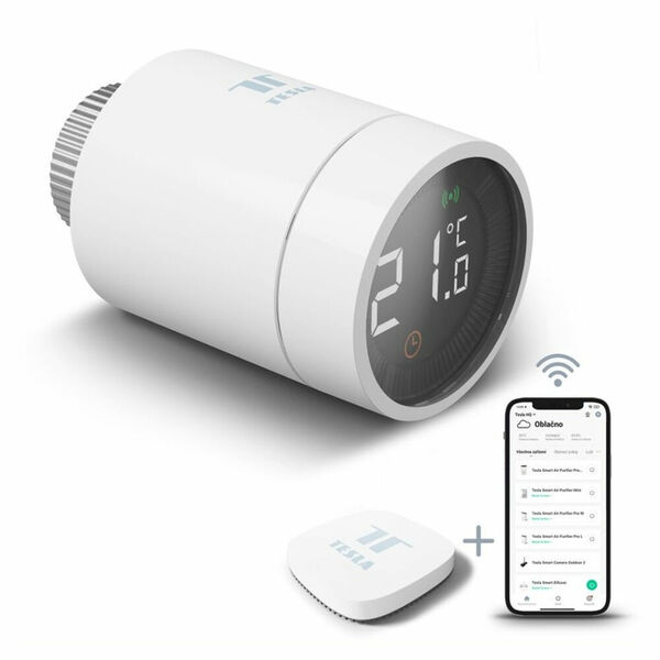 TESLA SMART Thermostatic Valve Style termostatická hlavice porovnat ceny