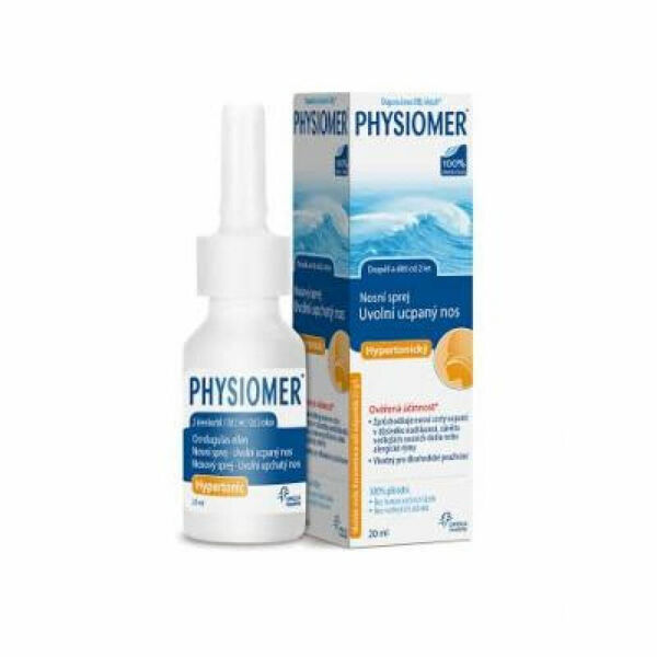 PHYSIOMER Hypertonický Alergie a nosní dutiny 20 ml porovnat ceny