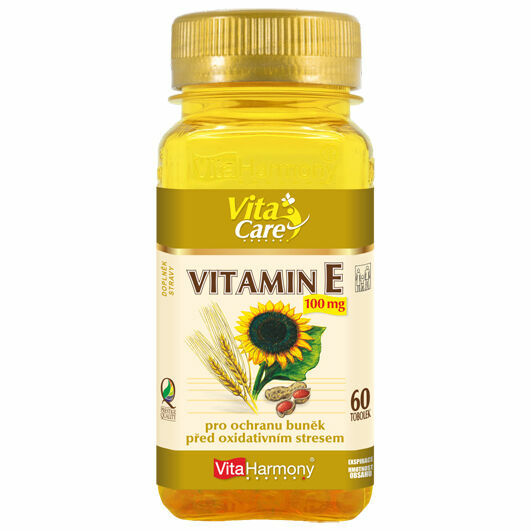 VitaHarmony Vitamin E 100mg, 60 tobolek porovnat ceny