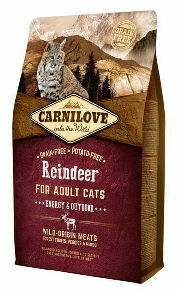 Carnilove Cat Adult Reindeer Grain Free 2 kg porovnat ceny
