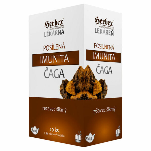 Herbex Lékárna Posílená Imunita čaga N.s.20x3g porovnat ceny
