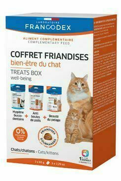 Francodex Pochoutka Box Well-being Pro Kočky 3x65g porovnat ceny