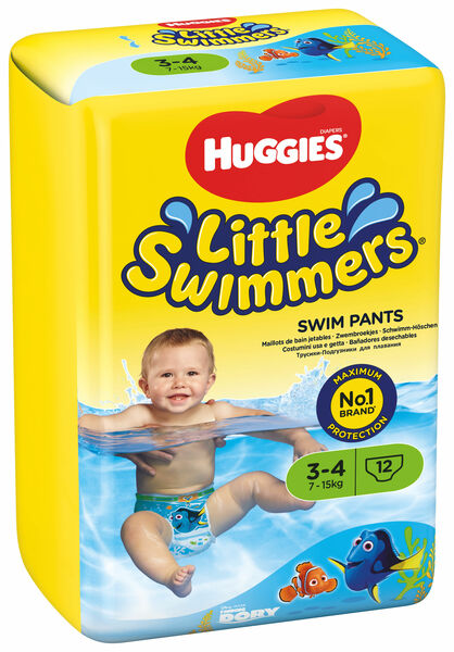 Huggies  Plenky do vody Little Swimmers pro kojence a batolata s váhou 7–15kg 12ks porovnat ceny
