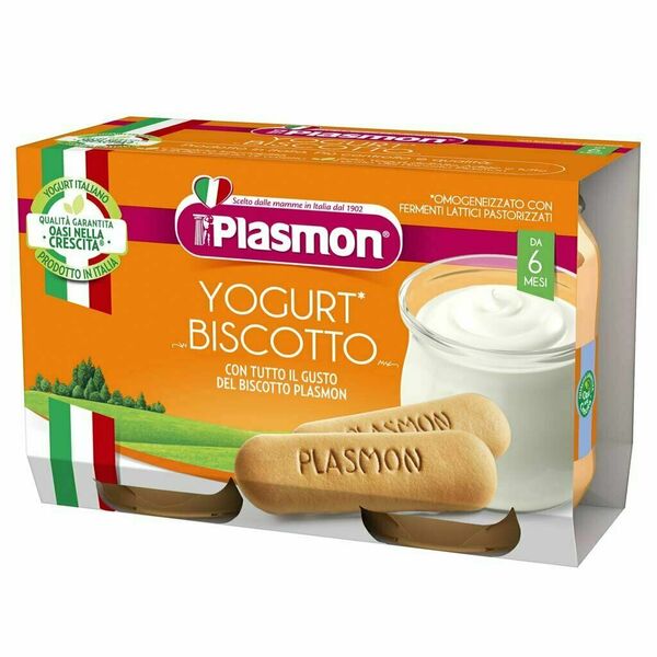 Plasmon Dezert jogurt a sušenka 2x120g 6m+ porovnat ceny