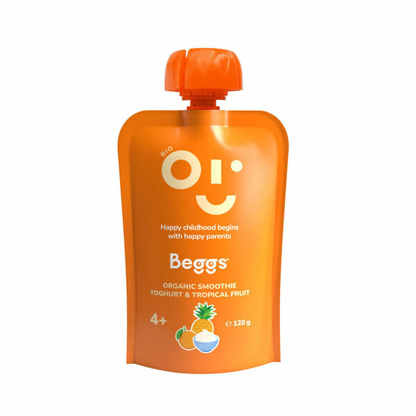 BEGGS BIO Smoothie s jogurtem a tropickým ovocem 120 g porovnat ceny
