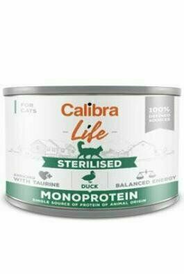 Calibra Cat Life konz.Sterilised Duck 200 g porovnat ceny