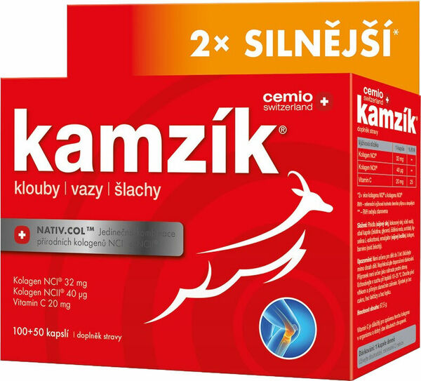 CEMIO Kamzík 100+50 kapslí porovnání ceny