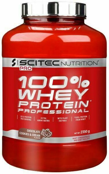 SciTec Nutrition 100% Whey Protein Professional jahoda-bílá čokoláda 2350g porovnat ceny