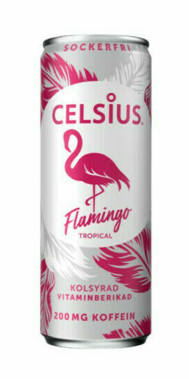 Celsius drink energetický nápoj flamingo Příchuť Tropical 355ml porovnat ceny