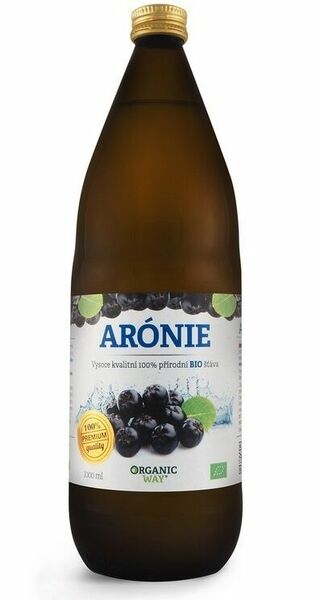 Organic Way  Arónie Bio 100% šťáva premium quality 1000ml porovnat ceny