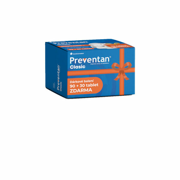 PREVENTAN Clasic DÁRKOVÉ balení 90 + 30 tablet ZDARMA porovnat ceny