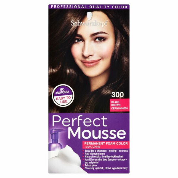 SCHWARZKOPF Perfect Mousse 300 černohnědý porovnat ceny